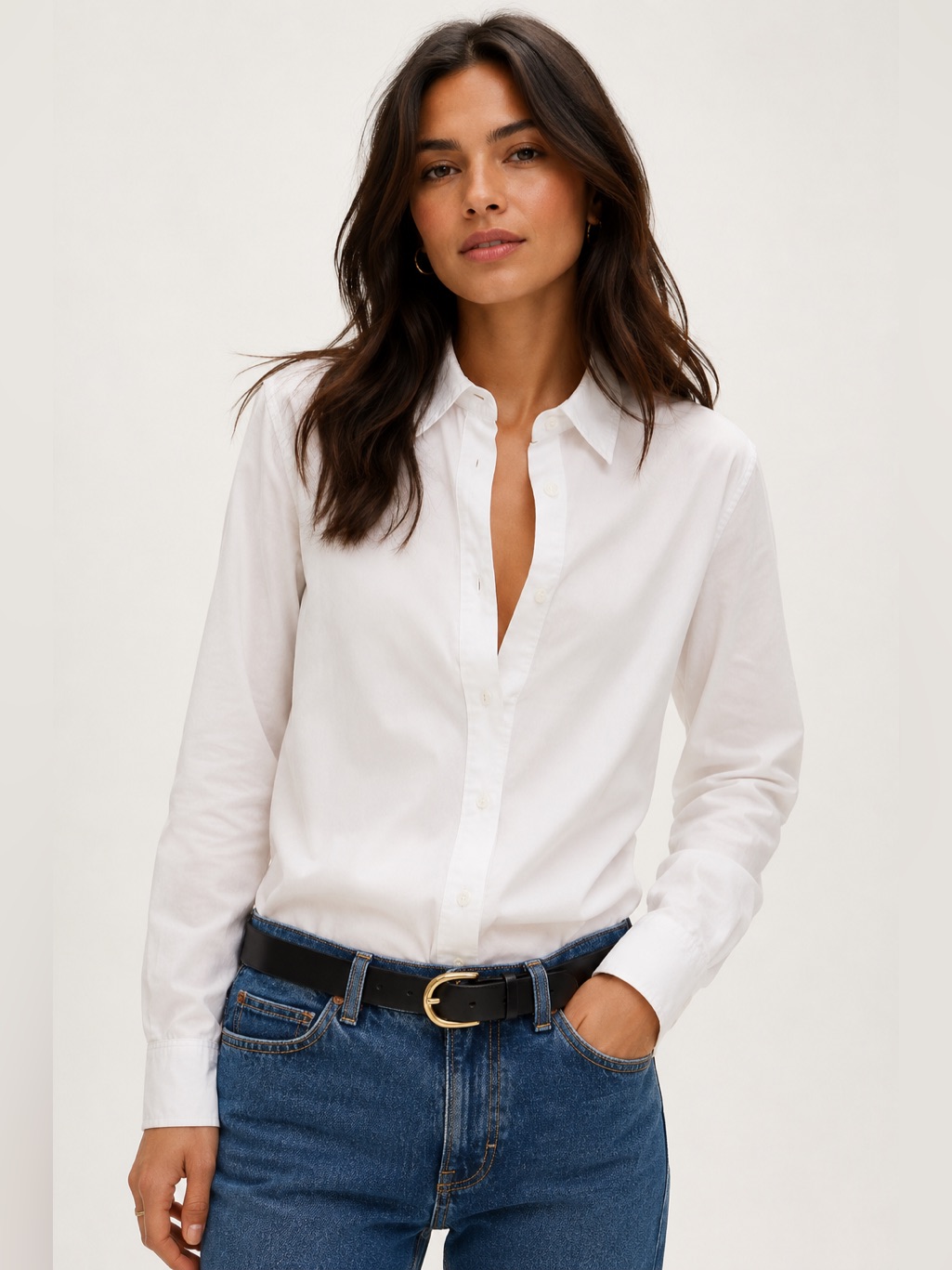 New! J. Crew Jules Classic-Fit Shirt In Regenerative 100% Cotton Poplin.